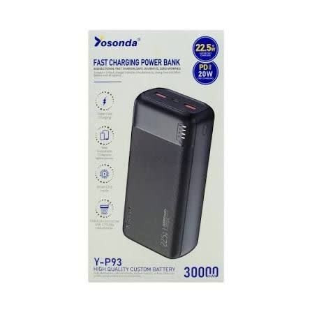 پاوربانک برند Yosonda مدل Y-P93